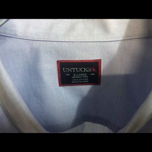 UNTUCKit Blue wrinkle free, XL